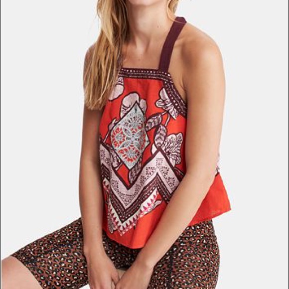 Free People Tops - Free People Cool Cabana Cotton Tank Top